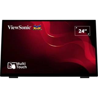 Viewsonic TD2465 skilte display Interaktivt fladpanel 61 cm (24") LED 250 cd/m² Fuld HD Sort Berøringsskærm