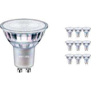Fordelspakke 10x Philips MASTER Value LED Spot GU10 PAR16 4.9W 365lm 60D - 930 varm hvid | bedste farvegengivelse - dæmpbar - erstatter 50W