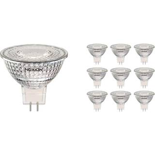 Fordelspakke 10x Noxion LED spot GU5.3 MR16 4W 345lm 36D - 827 ekstra varm hvid | erstatter 35W
