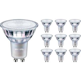 Fordelspakke 10x Philips MASTER Value LED Spot GU10 PAR16 3.7W 270lm 36D - 922-927 Dim To Warm | Bedste Farvegengivelse - Dæmpbar - Erstatter 35W