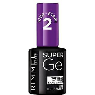 Rimmel Super Gel Step 2 Glitter Overlag Til glitrende glans 12 ml - 12 ml