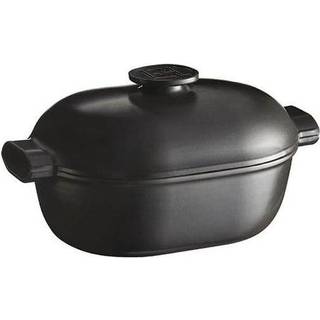 Oval Cocotte-gryde, keramik, 36,5 x 24,2 cm/4,5 L, &#34;Delight&#34;, Slate -