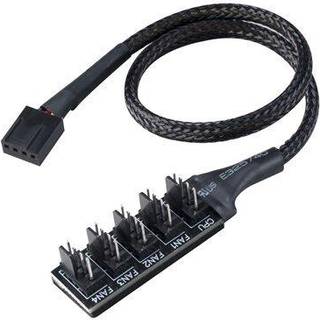 Akasa FLEXA FP5H - fan power splitter - 4 pin PWM to 4 pin PWM - 30 cm