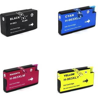 Kompatible blækpatroner HP 963 XL - 3JA30AE, 4 stk. rabatpakke 134,5 ml