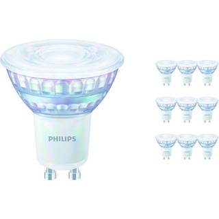 Fordelspakke 10x Philips MASTER Value LED Spot GU10 PAR16 6.2W 575lm 36D - 930 varm hvid | bedste farvegengivelse - dæmpbar - erstatter 80W
