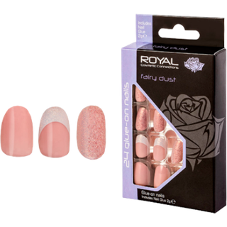 Royal Kunstige Negle Fairy Dust - 24 stk