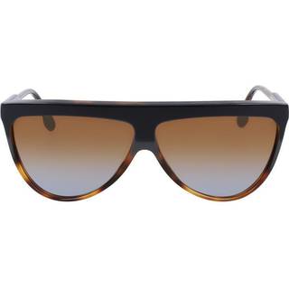 Victoria Beckham Kvinde VB619S 5 Solbriller Acetat Havana Brun Pilot Normal Fotokromatisk