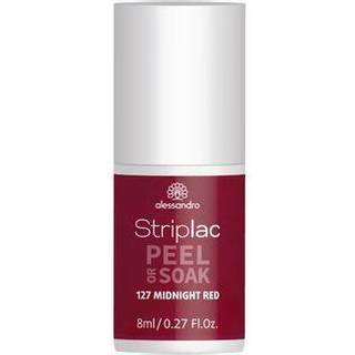 Alessandro STRIPLAC PEEL OR SOAK MIDNIGHT RED -VEGAN