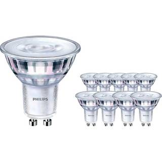 Fordelspakke 10x Philips Corepro LED Spot GU10 PAR16 3.5W 265lm 36D - 830 varm hvid | erstatter 35W