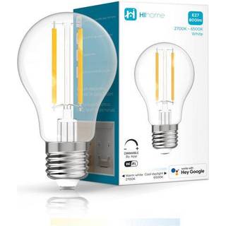 Hihome Smart Filament LED WiFi pære varm hvid 2700K til cool hvid 6500K E27