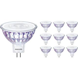 Fordelspakke 10x Philips Master Value LED Spot GU5.3 MR16 5.8W 450lm 60D - 927 ekstra varm hvid | bedste farvegengivelse - dæmpbar - erstatter 35W
