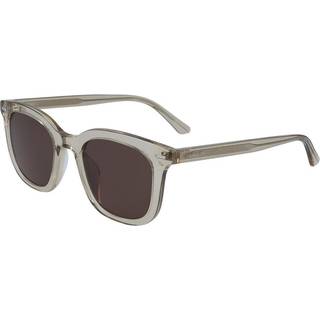 Calvin Klein Unisex CK20538S 270 Solbriller Acetat Beige Grå Firkantet