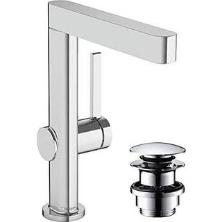 hansgrohe Finoris 230 håndvaskarmatur med svingtud og push-open bundventil, krom