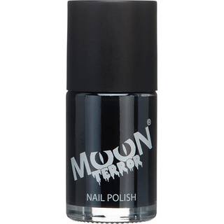 Moon Terror Halloween Nagellack Mitternacht Schwarz