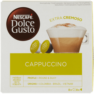 Cappuccino kaffekapsler (På lager i varehus)