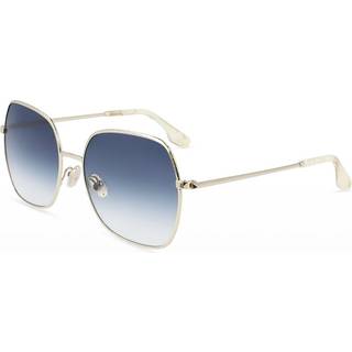 Victoria Beckham Kvinde VB223S 720 Solbriller Metal Guld Blå Sommerfugl Skygge