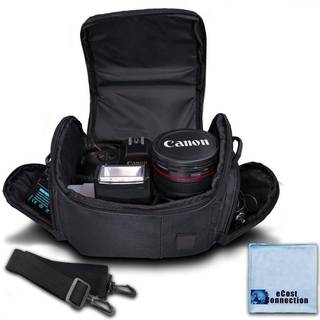 EcostConnection Medium Soft Padded Camera Equipment Bag/Case til Nikon Canon Sony Pentax Olympus Panasonic Samsung & mange flere