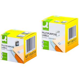 Q-connect etiketter 28x89mm 2x130stk