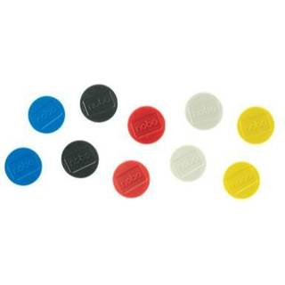 Magnet 32mm assorteret pakke a 10, Nobo 1915304