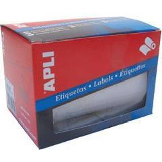 Apli etiket 110x81mm hvid 200stk