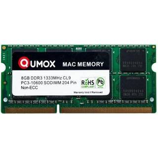 Qumox 8GB SODIMM MacMemory DDR3 1333MHz PC3-10600 CL9