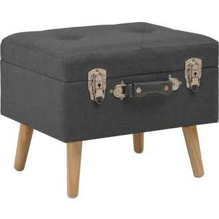 Opbevaringstaburet Stof 40 Cm - Grå