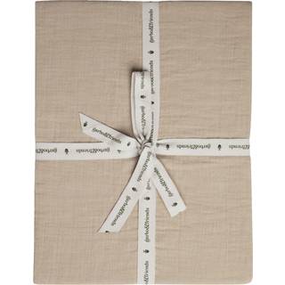 Garbo & Friends Olive Muslin Stræklagen 140x200 Cm - Lagener Bomuldsmuslin Beige - GF150032-080-214GL