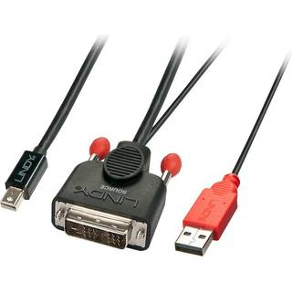 Lindy DVI-D til Mini Displayport aktiv adapter kabel - 5 m