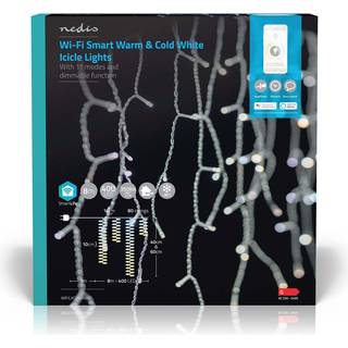 SmartLife LED Istap lyskæde - Varm/Kold Hvid - 400 LED - 8 m