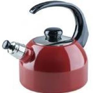 Riess Classic Color Rot Wasserkessel 18 cm / 2,0 L mit Flöte - Emaille