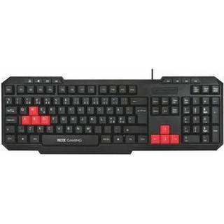 Nox 104 keys keyboard - rød (På lager i varehus)