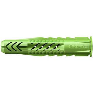 Fischer universal nylondybel UX 8x50 R Green, mindst 50% bæredygtigt mat. - pk a 40stk