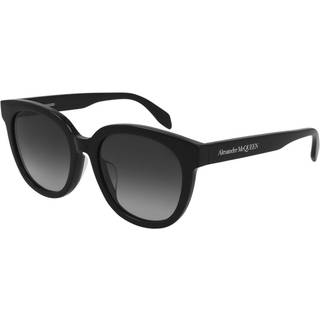 Alexander McQueen AM0304SK Asian Fit 001 54 Solbriller Mænd Black - Black - 54mm