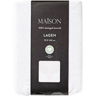MAISON baby/junior fladlagen - Hvid (På lager i varehus)