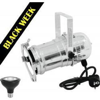 Eurolite Set PAR-30 Spot sil+ PAR-30 230V COB 12W E-27 LED 1800-3000K dim2warm
