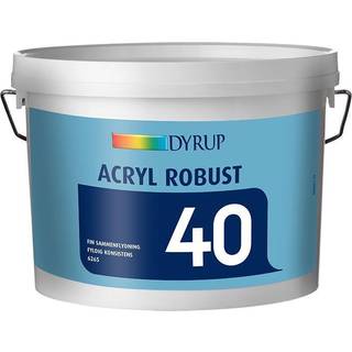 DYRUP Træ og metalmaling Robust Acryl 40 2.5 liter - 2,5 liter - Hvid (800)