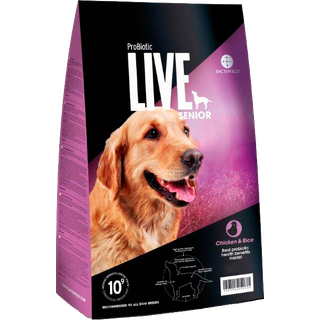 3 kg. ProBiotic LIVE Senior eller overvægtige hunde