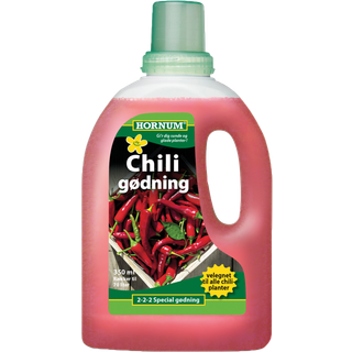 Chiligødning 350 ml. koncentreret flydende gødning til Chili - Hornum