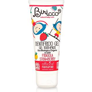 Økologisk Børnetandpasta Biricco Strawberry Gel