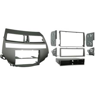 Metra 99-7875T Single/Double Din Installation Kit til 2008-2009 Honda Accord-køretøjer med dobbelt zone klimakontrol taupe