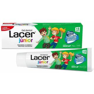 Børnetandpasta Gel LACER Junior Mint Xylitol 75 ml