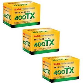 Kodak Tri-X 400TX Professionel sort / hvid film ISO 400 35mm 24 eksponeringer (3 pakke)