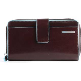 Piquadro Blue Square RFID Pung mahogni