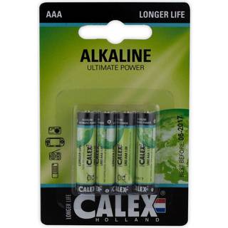 Calex 133112 Alkaline Batteri LR03/AAA 1,5V, blister 4 pk.