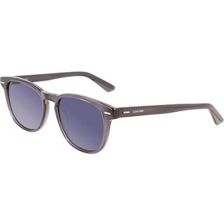 Calvin Klein Unisex CK22515S 059 Solbriller Acetat Grå Blå Rund Normal Skygge