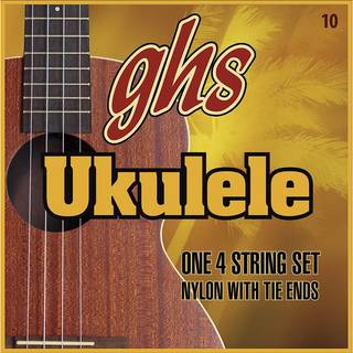 GHS Strings 10 Set Hawaiian D-Tuning Ukulele Strings Ryd nylon