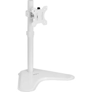 Vivo Single Monitor Desk Stand holder sk?rme op til 32 tommer regelm?ssig og 38 tommer ultrawide fritst?ende Vesa st?lmonteringsbase justerbar h?
