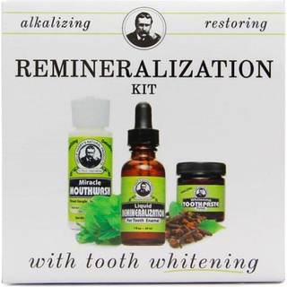 Uncle Harry's naturligt remineraliseringskit med tandblegning - fluoridfri, vegansk og dyrefri, styrker emaljen og gør dit smil lysere