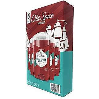 Old Spice Herre Pure Sport High Endurance 5 Pack Deoderant Sticks (2,4 oz hver)