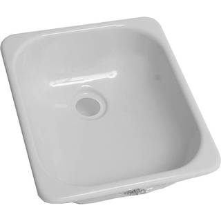 Lippert 209630 Better Bath 13 """" X 15 """" Square Galley/Kitchen Sink White